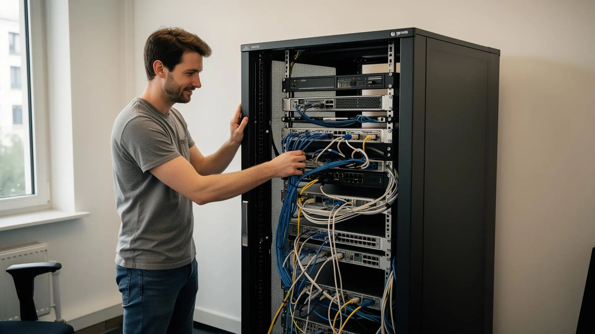 IT-Dienstleister Hamburg – moderne Server-Infrastruktur in einem Hamburger Rechenzentrum